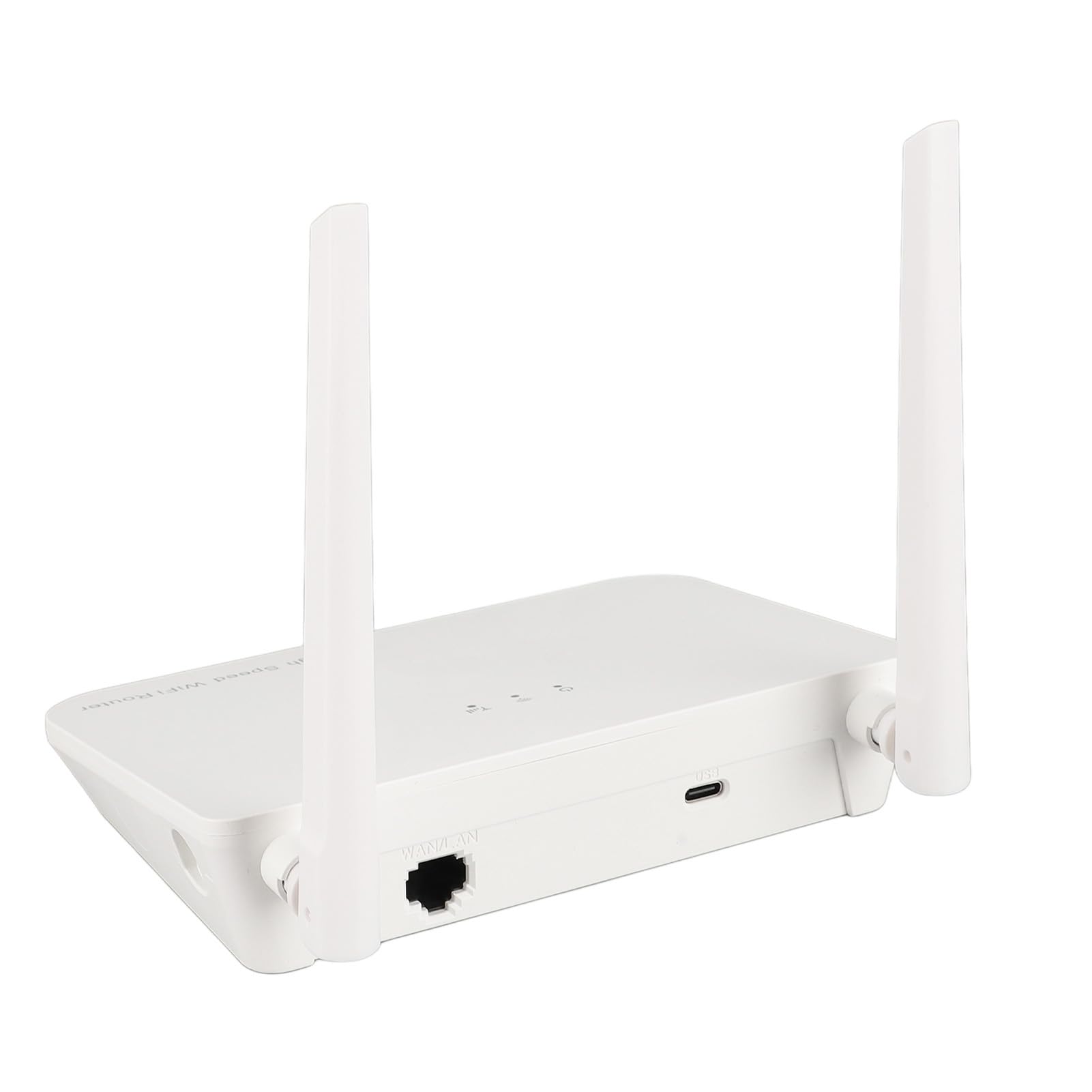 Router 4G LTE con Slot per Scheda SIM, Router Hotspot WiFi Mobile da 300 Mbps con Porte LAN WAN e 2 Antenne, Supporta 32 Utenti, per Ufficio Domestico (Spina europea)