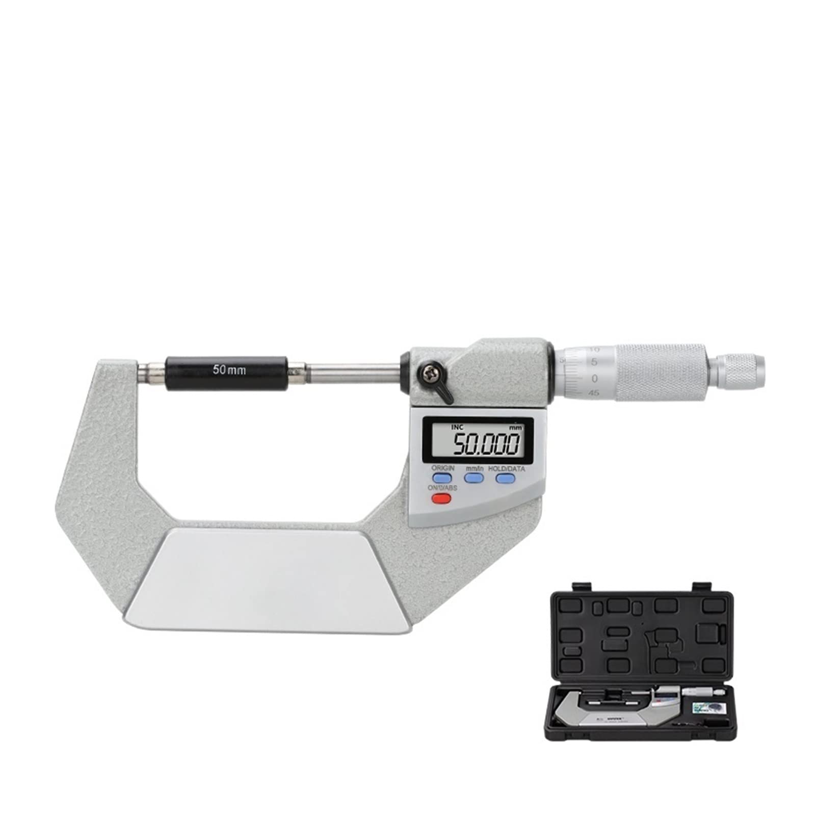 Mikrometer IP65. Außerhalb digitaler 0-25/50/75 100mm 0,001 mm Wasser Öldichte Elektronische Messgerät für Bearbeitung(50-75mm)