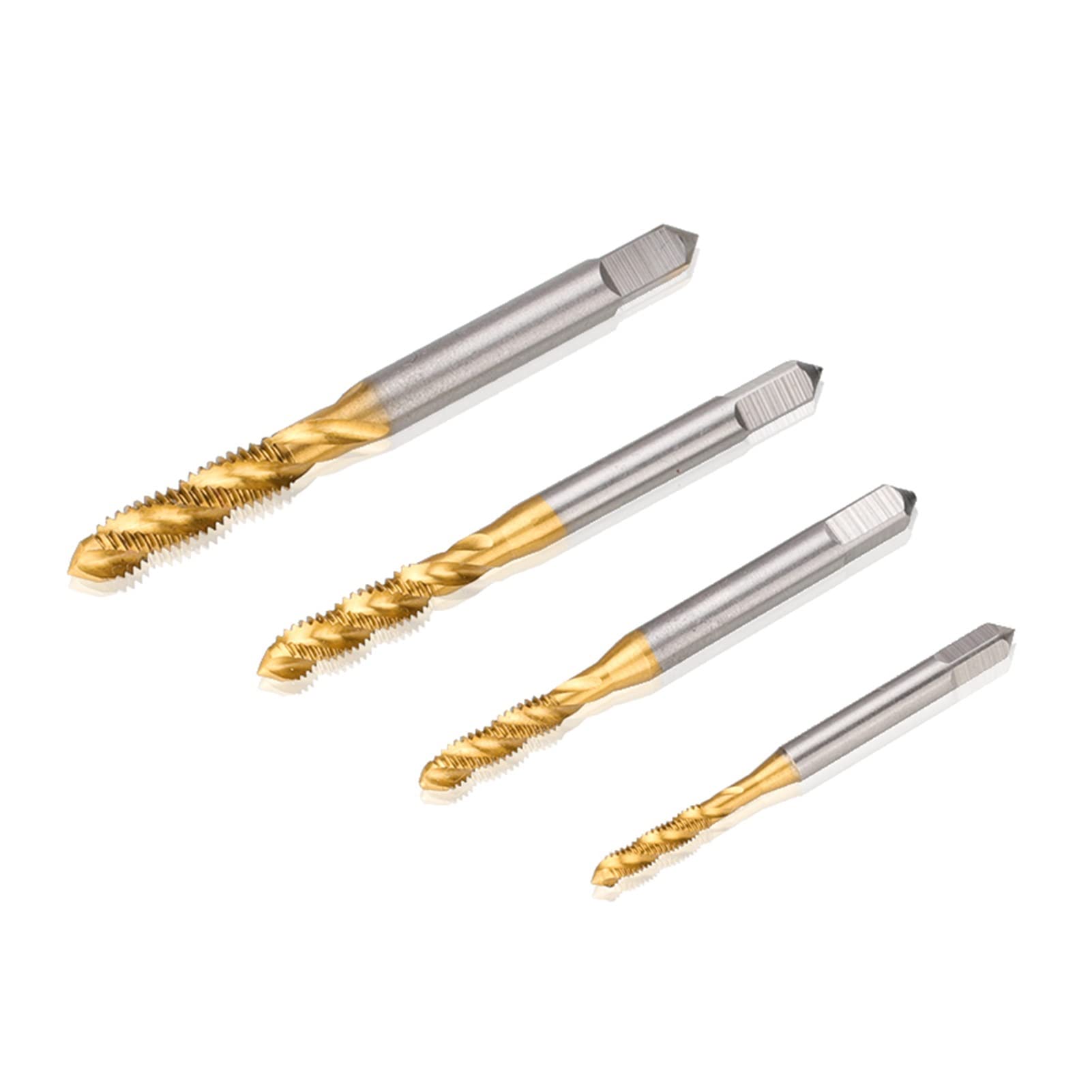 punte da trapano Thread Tap Tin rivestito HSS. Rubinetti for rubinetti M3-M10. Tap Threading Tools Thread Thread Thread Thread Rubinetti Hexagonal Helix (Color : 5pcs M3-10 Drill Set)