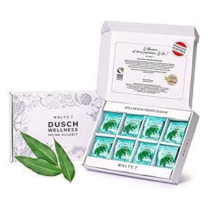 WALTZ 7 Eukalyptus Duschbomben Badebomben Set, Entspannungsset mit natürlichem ätherischem Öl, Aromatherapie…