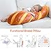 Wepop 40 in 3D Simulation Bread Shape Pillow Soft Lumbar Baguette Back Cushion Funny Food Plush Stuffed Toy
