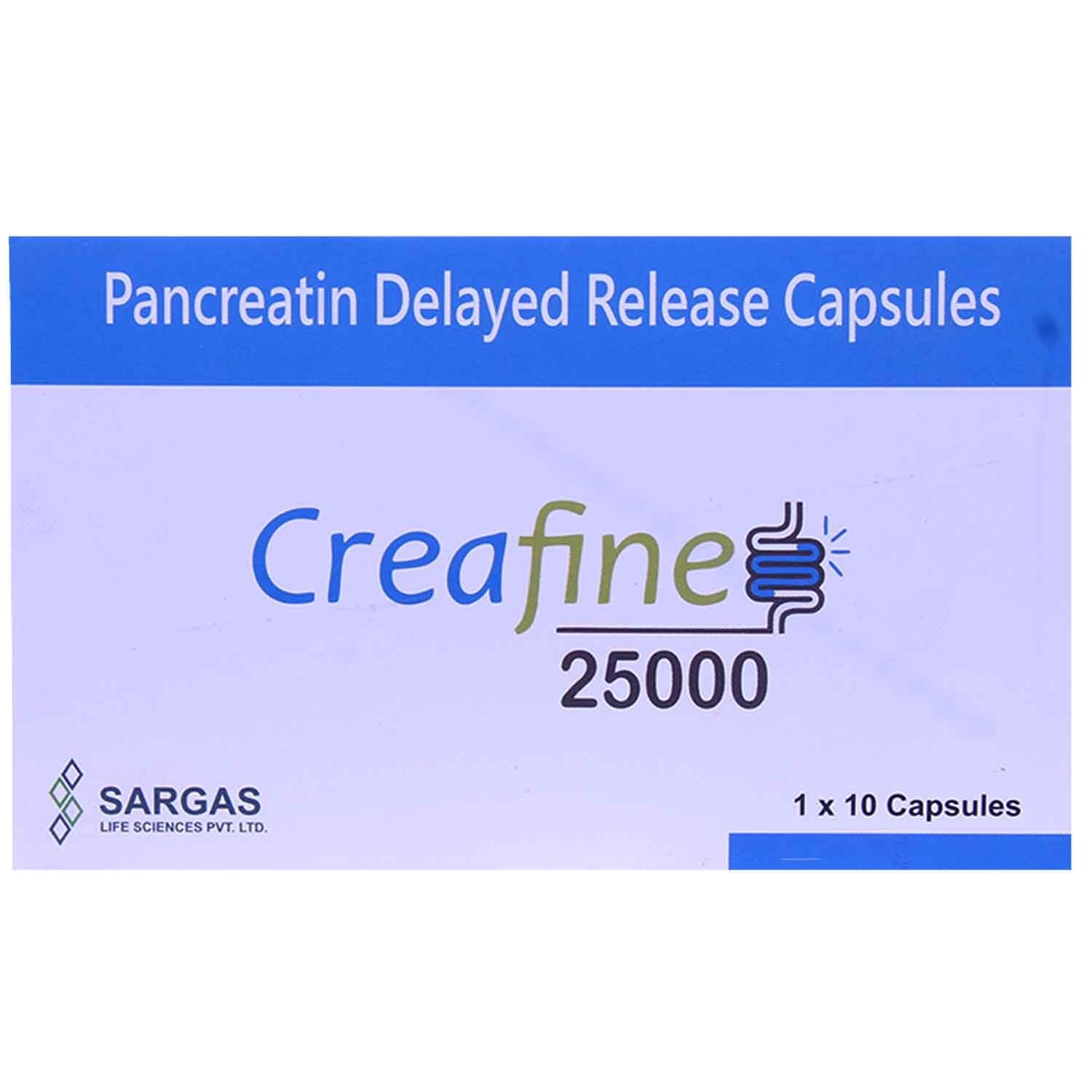 Creafine 25000 - Strip of 10 Capsules