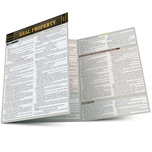 Real Property: a QuickStudy Laminated Law Reference & BAR Exam Study Guide