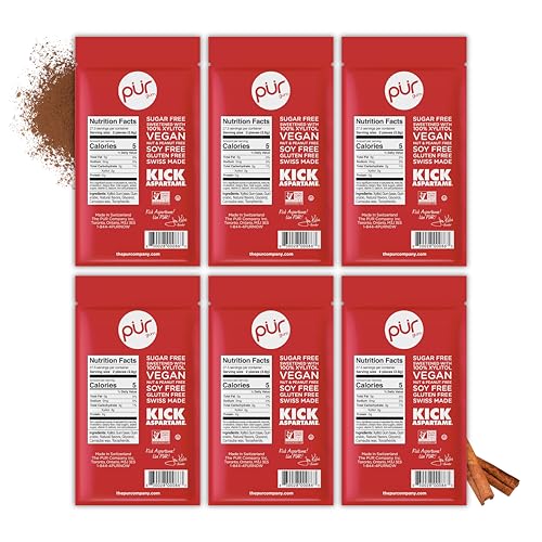 Image of PUR Gum | Aspartame Free Chewing Gum | 100% Xylitol | Natural Cinnamon Flavored Gum, 55 Pieces (Pack of 6)