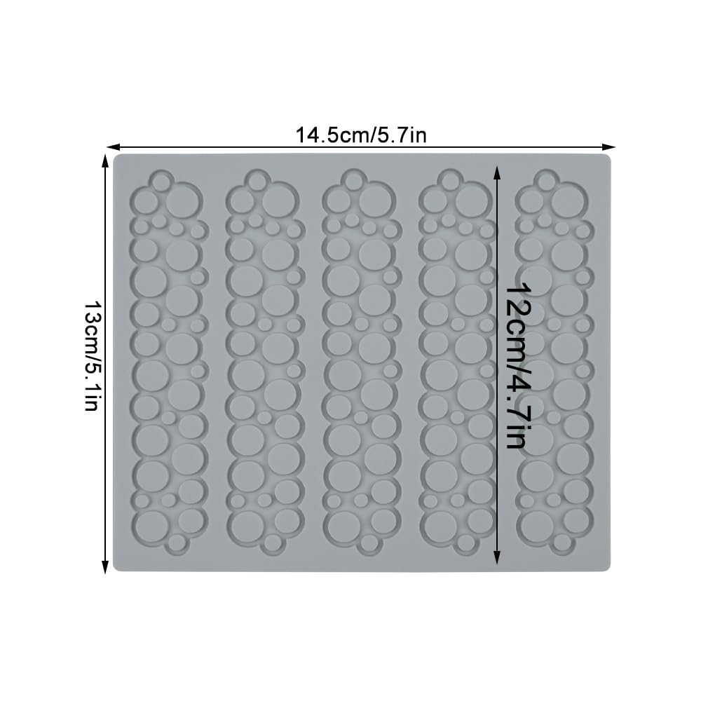 YapitHome Moule Silicone Patisserie,Tapis à Dentelle,Moules à Dentelle En Silicone Pour Chocolat,Pâte à Sucre,Fondant,Décoration De Gâteaux,Bonbons,Savon