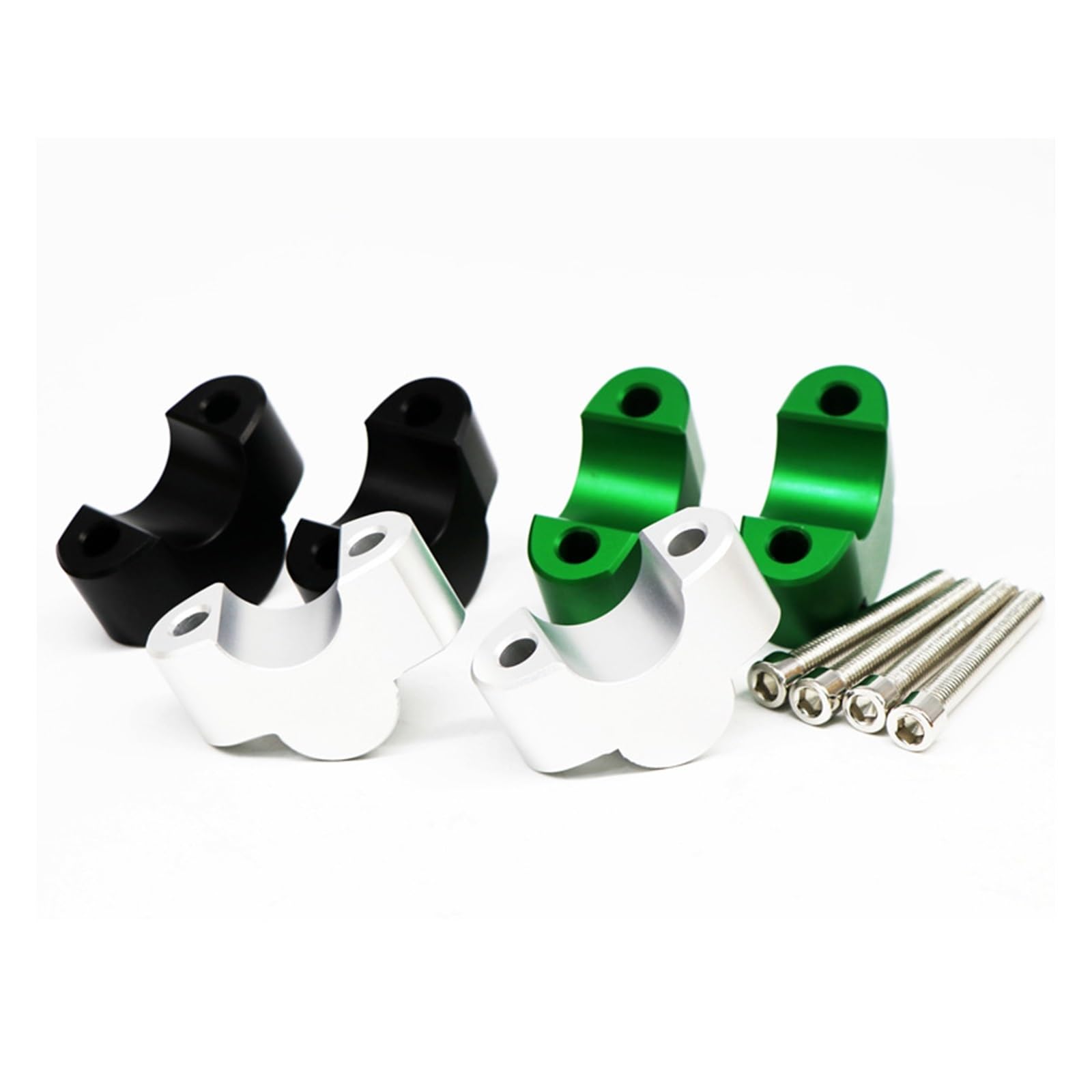 Kit D'espacement De Rehausseur De Guidon, Pince De Montage De Barre De Poignee De 10mm Pour Kawasaki Zx 14r Zx14r Zx 14r Abs 2006 2022 Zzr 1400