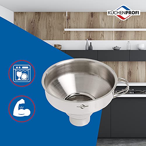 Küchenprofi 18/10 Stainless Steel Funnel With Filter #TOP5