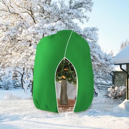 HERILIOS Winterschutz für Pflanzen, Frostschutz Pflanzenabdeckungen als Winterschutz, mit Reißverschluss für Baum Palmen Balkonpflanzen haube Zelt Atmungsaktiv - Reißfest，280x300cm