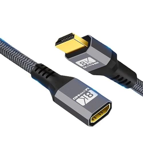 Image of passapn Extension Cable HDMI Male to Female Cord Projector 8K HD 1080P Extender Plug (0.98ft)