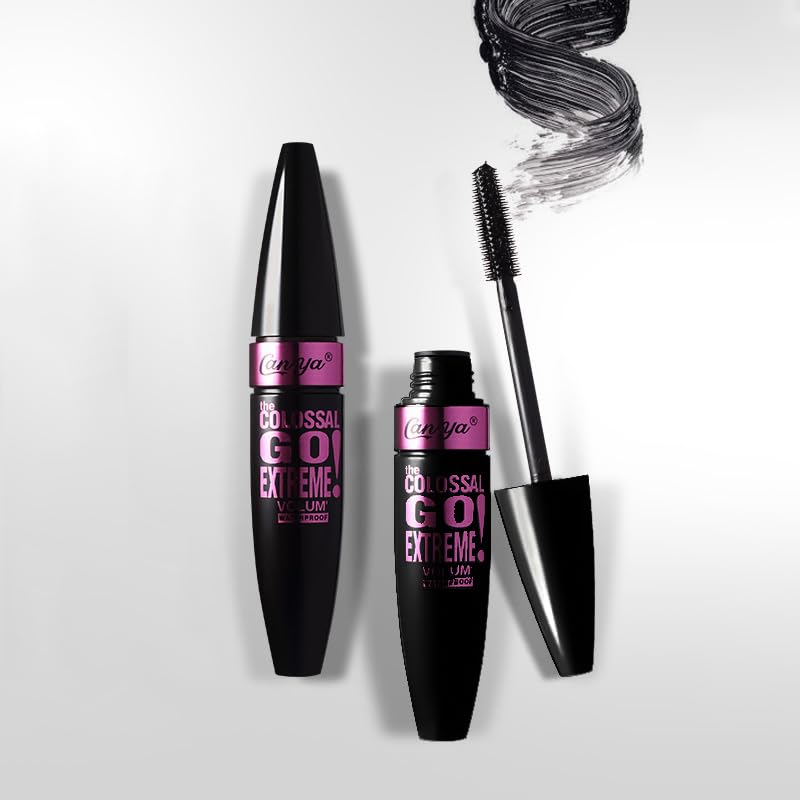 Luxe Lash Volumizing Mascara - Waterproof, Long-Lasting, Clump-Free, Adds Length & Volume, Suitable for Sensitive Eyes, Jet Black - Image 7