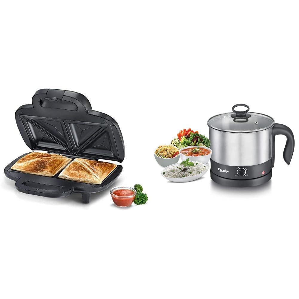 Prestige Sandwich Maker PSMFD 01 + Prestige Multi Cooker 1 Litre - PMC 1.0+-image-5
