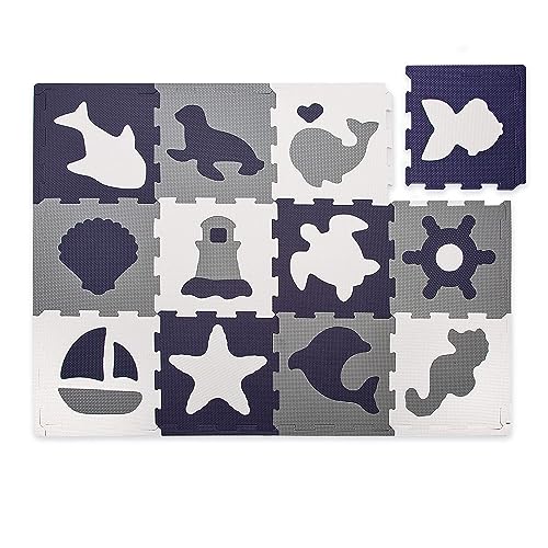 Baby Puzzlematte 36-teilig - Krabbelmatte Aus EVA-Schaum 30x30 Cm