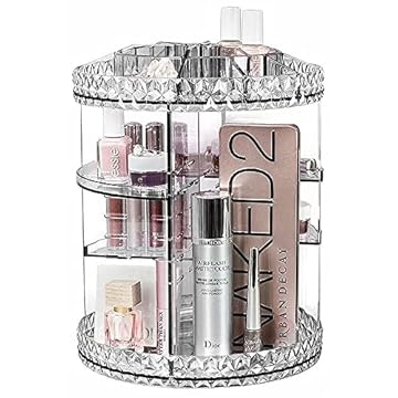 Organizador De Acrílico Giratório p/ jóias/ maquiagem