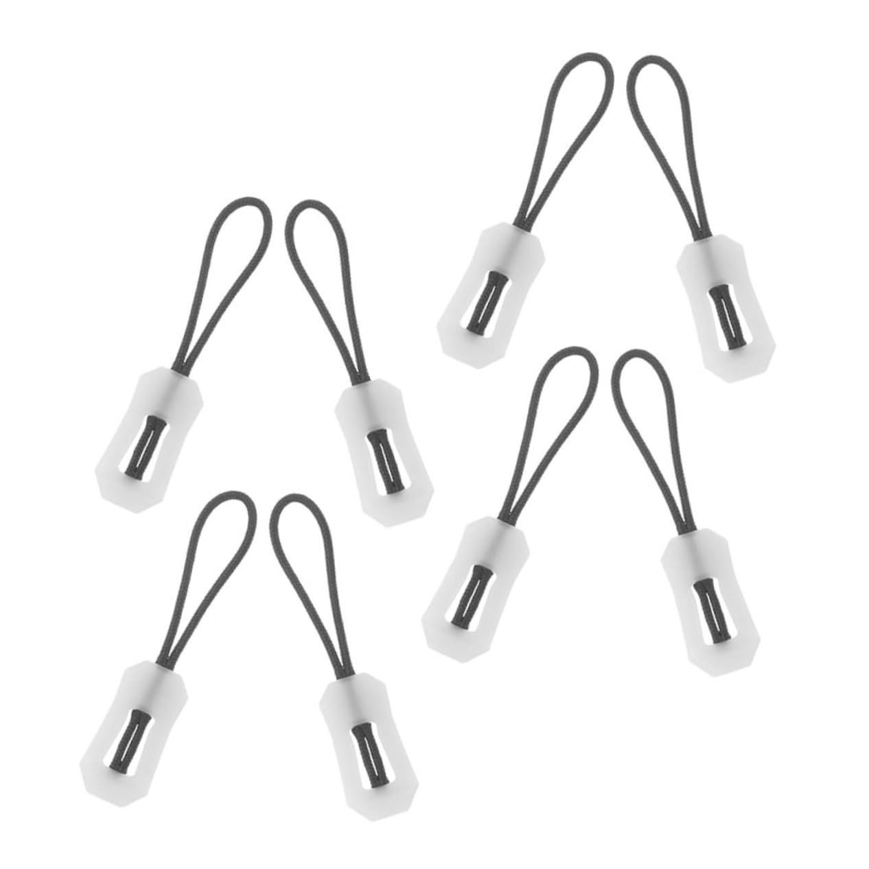 CORHAD Pcs TPU Zipper Pull Fixers Glow-in-The-Dark Coats Luggage Zipper Pull Tabs Easy DIY Repair Pullers