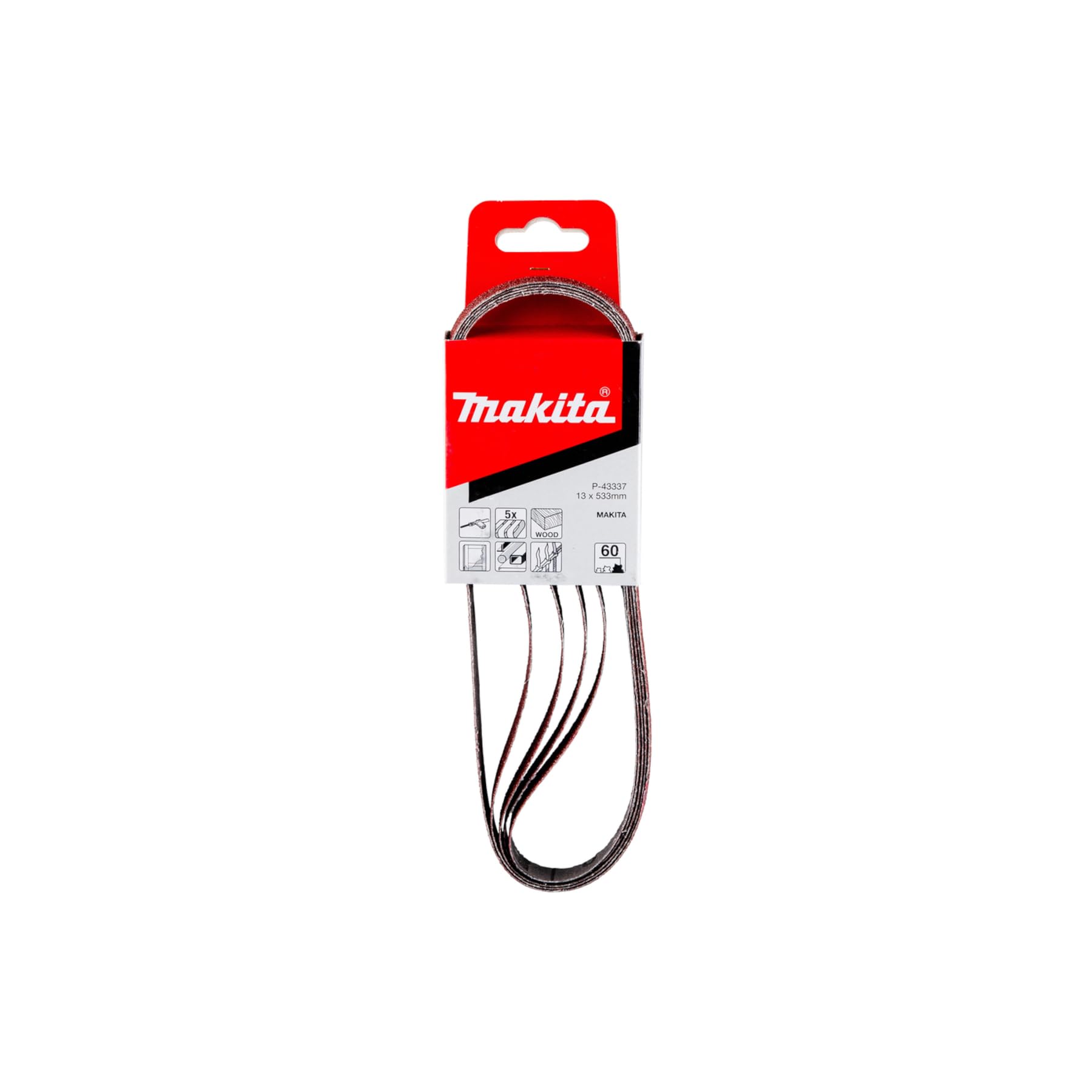 MAKITA P-43337 - Pack 5 lijas 13x533 mm para 9032 grano 60