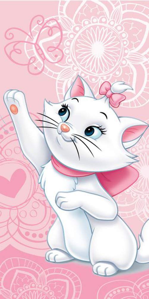 Jerry Fabrics Aristocats Marie - Telo mare 70 x 140 cm