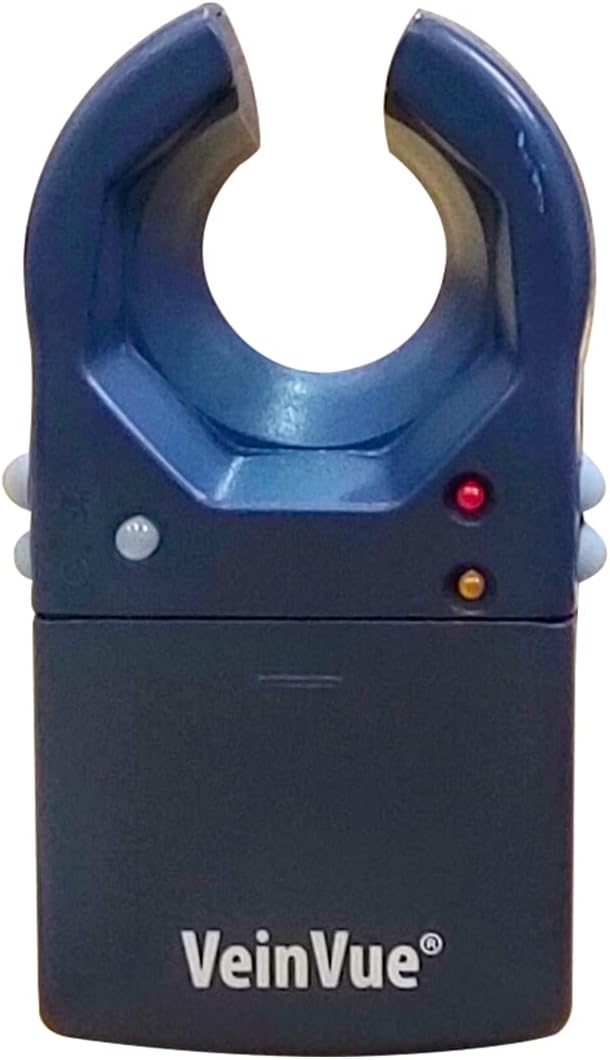 AccuSure VeinVue Vein Finder Hand-held Vein Illuminator Locator for Nurse Clinics, Homes Use, Useful Vein Finder Black