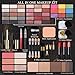 Professional Makeup Kit for Women Girl Full Kit with Mirror 60 Colors All in One Make up Gift Set Included Eyeshadow,Blusher,Highlighter,Compact Powder,Brow Powder,Lipstick,Glitter,Eyeliner,Mascara 01