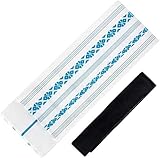 KYOETSU Herren Japanischer Kaku Obi Gürtel mit Kenjo Muster + Koshihimo Taille String 2 Stück Set, Dodger blau, Einheitsgröße