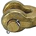 US Cargo Control 1/2 Inch Clevis Slip Hook (4-Pack), Grade 70 Clevis Hooks for Tie Down Chain, Trailers, and Load Binding Applications, 11,300 LBS Working Load Limit, Yellow Zinc Chromate