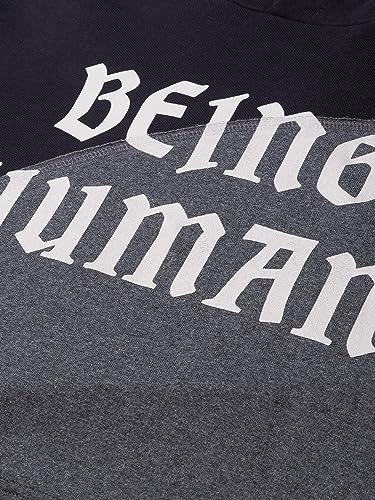Image of Being Human Black Regular Fit Men's Hoodie Clothing