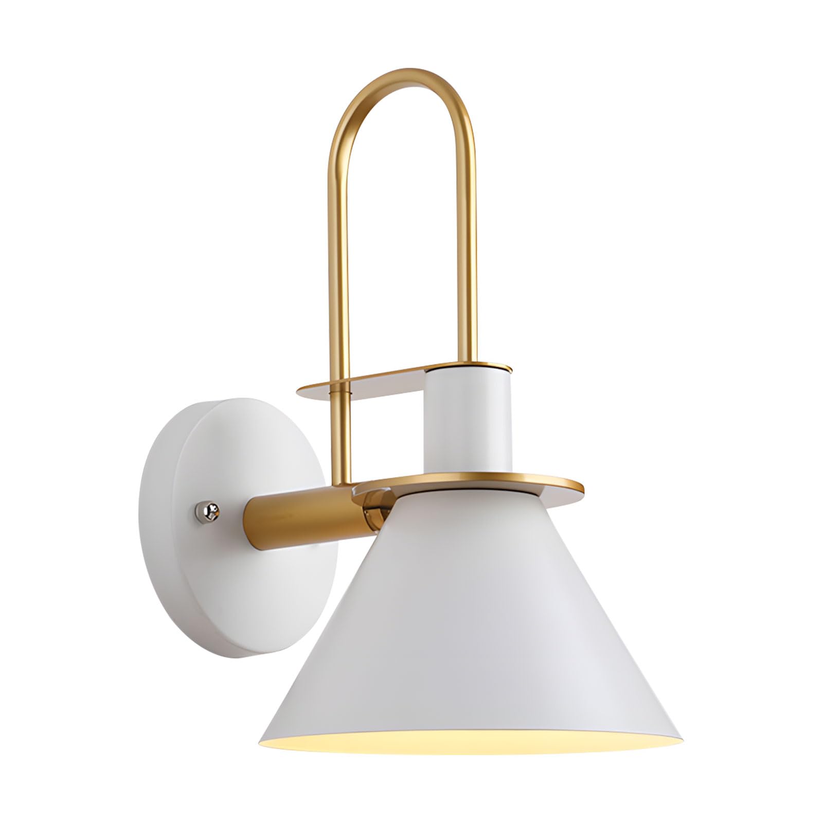 Tsophreniq Iron Wall Light for Bedroom Living Space Modern Aesthetic Gentle Illuminations Long Lasting Metal Structure Iron Wall Sconce