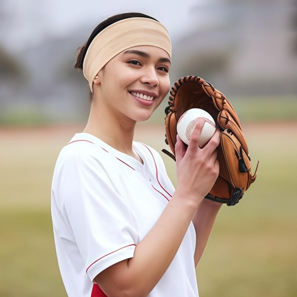 Sports Headbands Athletic Sweatband Workout Elastic Hair Band for Athletic Headbands Quick-Drying Headbands for Climbing Fitness