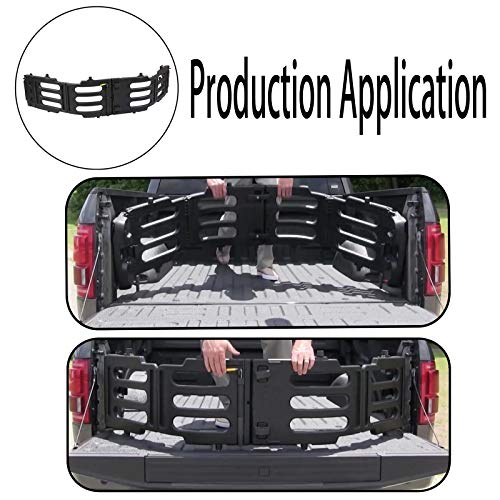 WEILEITE Stowable Tailgate Bed Extender Brackets Kit for Trucks Compatible with Ford F150 2015-2021 Replaces FL3Z-99286A40-C - Thumbnail 4