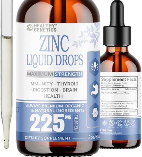 zinc ionico Marca Healthy Genetics