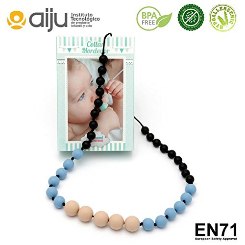 Collar Mordedor de Lactancia de Silicona Antibacteriana Modelo Althea