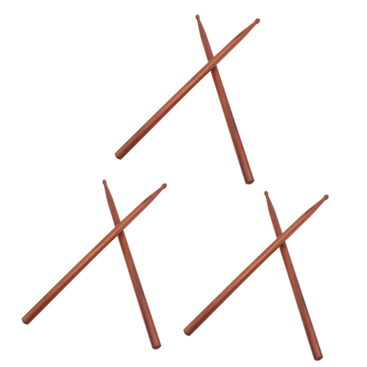 3paare Drumsticks Aus Holz Ovaler Holzgriff Langlebig Und Für Jugendliche Und Schlagzeuger Perfektes Percussion-zubehör