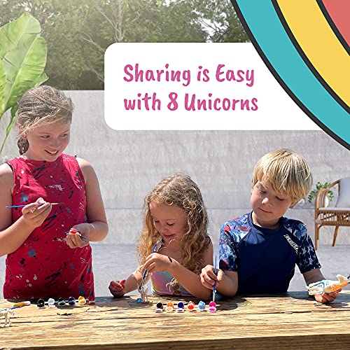 Image of Unicorn Painting Kit for Girls - STEM Certified Unicorn Craft for Girls Ages 4-6 & up- Paint Your Own Arts and Crafts Includes 2 DIY Headbands & 8 Kids Painting Crafts for Fun Screen-Free Play