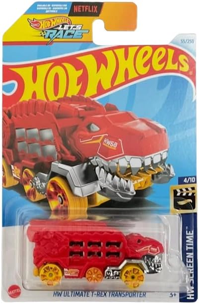 T-Rex Transporter, Red, HW Screen Time 4/10