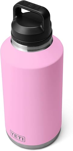 Miniatura 7 de YETI Rambler Botella de 64 onzas, aislada al vacío, de acero inoxidable con tapa para sorbos, color rosa