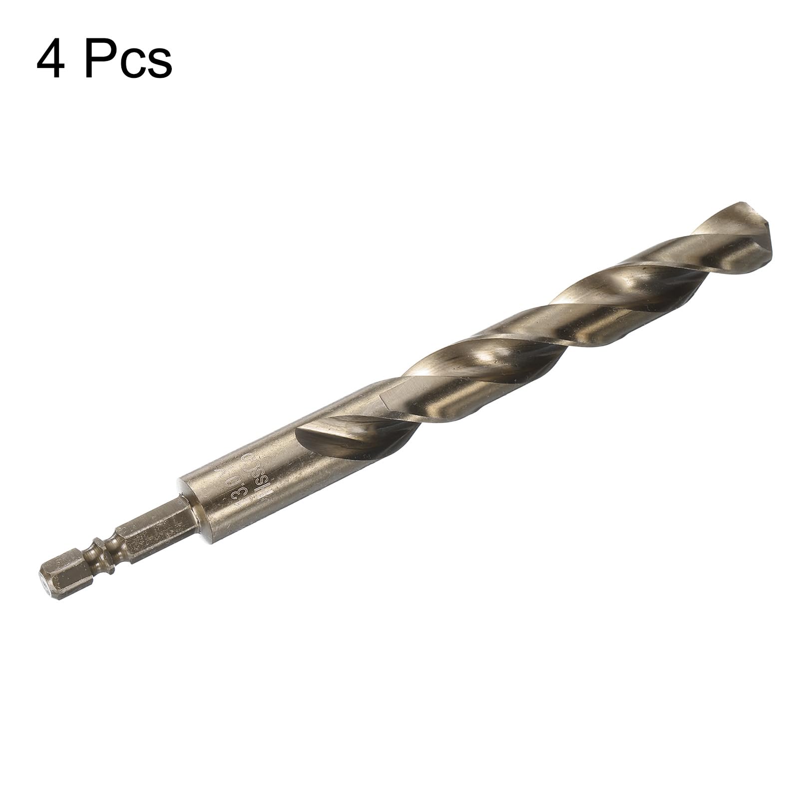QUARKZMAN 4pz M35 Punta Trapano Elicoidale 13mm Dia 1/4" Attacco Esagonale