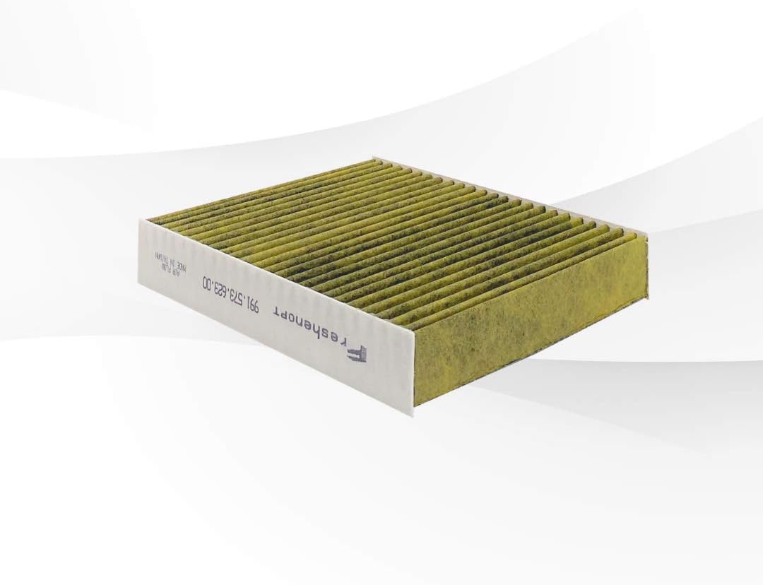 (F-3190C) Premium Cabin Air Filter, Effective Filtration with Optimized Airflow, Fit for Porsche 718 Boxster 718 Cayman 911 Boxster Cayman [991 573 623 00] (2)