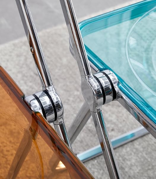 Amazon｜折りたたみ椅子、透明アクリル、プラスチッククリスタルチェア