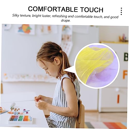 30pcs Boys and Girls Performance Scarves Lightweight Gradient Color Dance Accessories Versatile for Costumes Parties and Events Breathable Neck Decor for Boy Girl4
