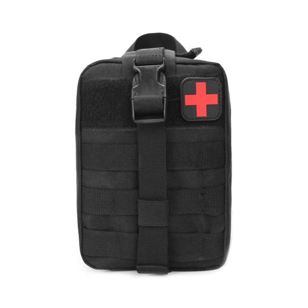 Kit di pronto soccorso da viaggio per esterni impermeabile in tessuto Oxford marsupio da campeggio, borsa da arrampicata nera custodia di emergenza (colore: D), colore: D (colore: D)
