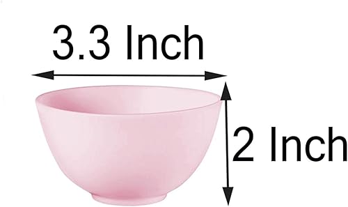 Miniatura 2 de Cuenco de mezcla de máscara facial de silicona de 3.3 pulgadas para máscara facial, máscara de barro y otros productos para el cuidado de la piel,
