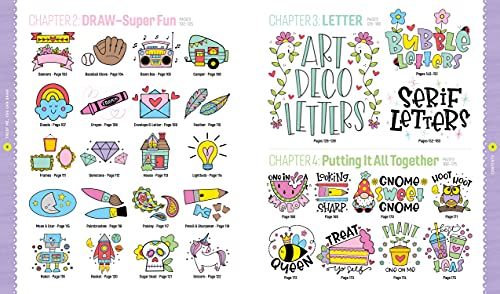 Trust Me, You Can Draw: The Super-Cute, Can't-Fail, Totally Awesome, Best-Ever Doodling, Lettering & Coloring Book - Image 5