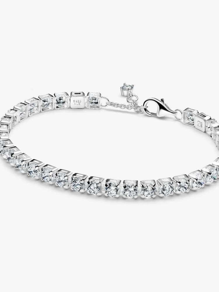 Pandora Bracelet de tennis pour femme en argent et zircone 593539C01