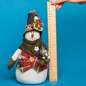 Snowman decoration indoor Plush Primitive Christmas Snowman decor Farmhouse decoration Top hat plush snowman with scarf Snowman decoration indoor Plush Primitive Christmas Snowman decor Farmhouse decoration Top hat plush snowman with scarf