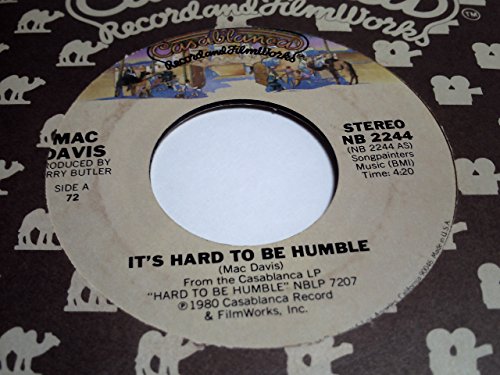It's Hard to Be Humble/The Greatest Gift of All (45rpm) image 3