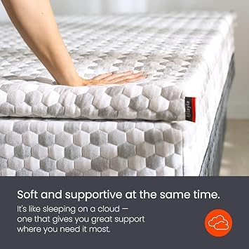 Layla Memory Foam Topper Cool, Plush, and Supportive. Just Like a Memory Foam Topper Should be. 2-Thick Copper-Gel Infused Memory Foam Mattress pad (New, Twin)
