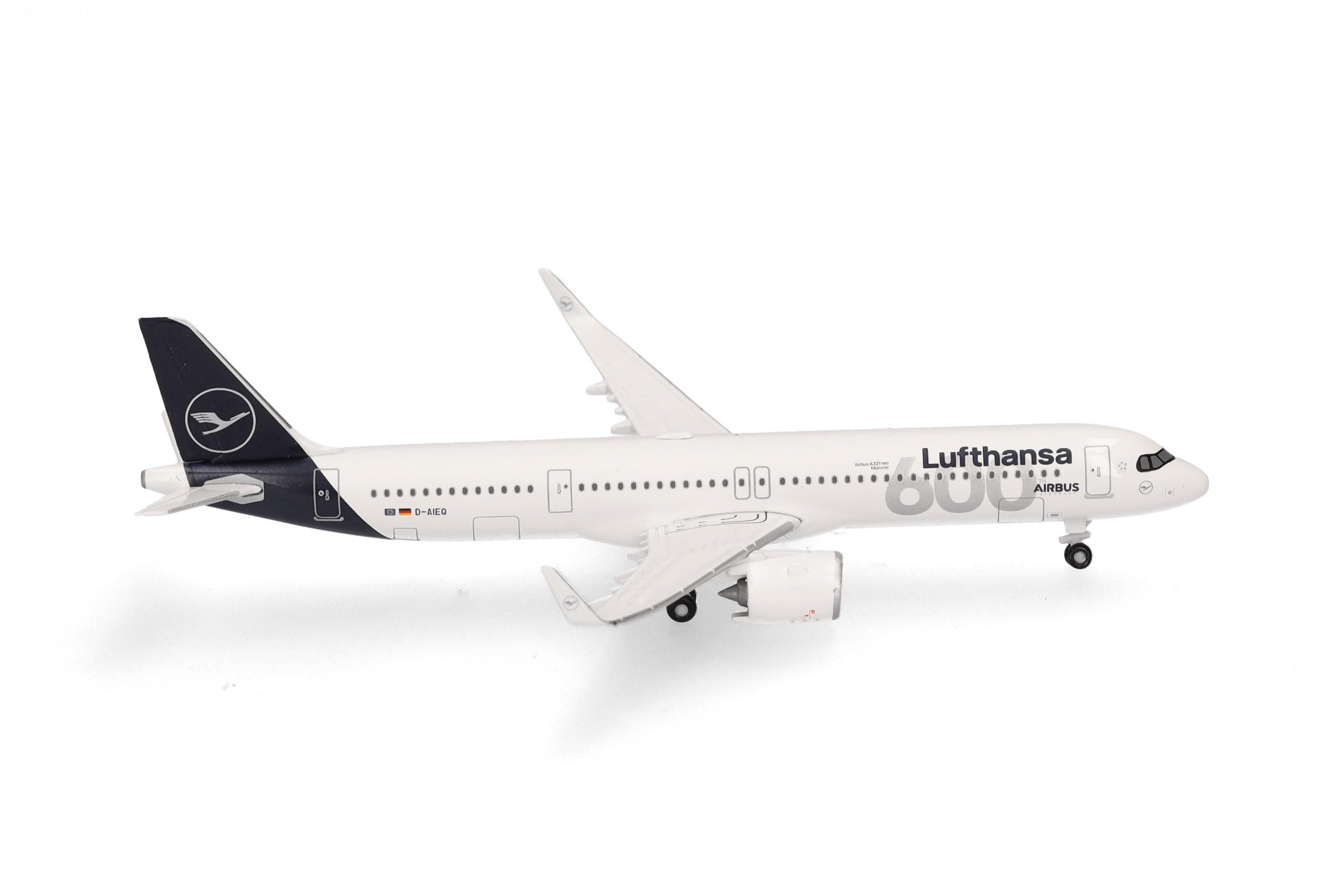 Herpa Lufthansa Airbus A321neo 600th Airbus Miniature 1:500 Scale