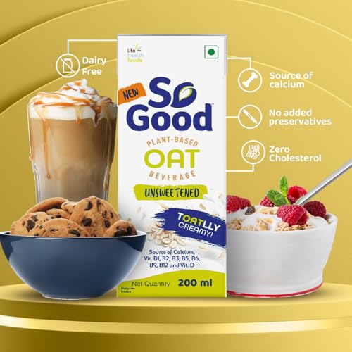 Image of So Good Oat Beverage Unsweetened 200ml 1.2L (6 x 200ml)