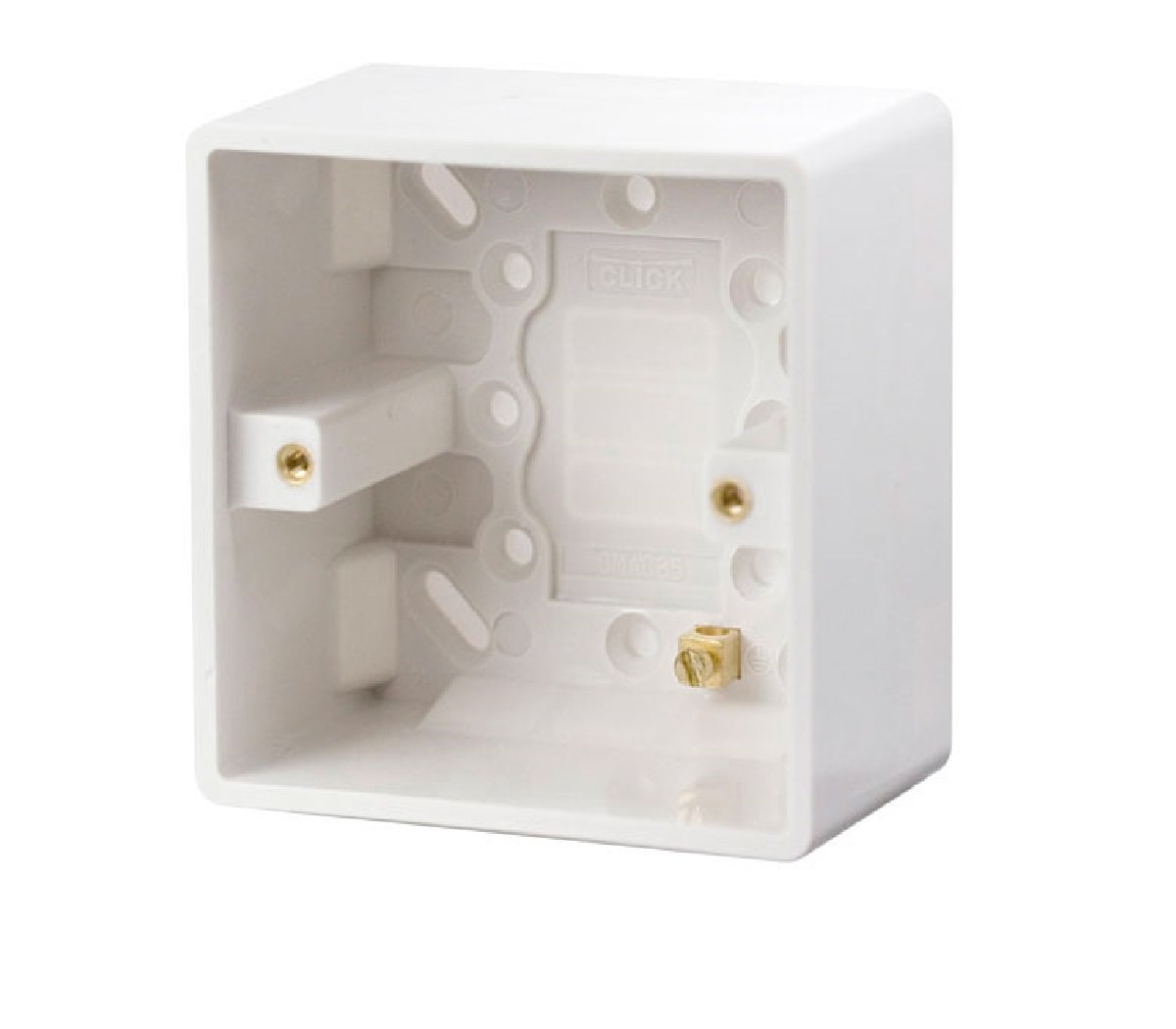 Click PRW085 Polar Surface Pattress Box 1 Gang 47mm