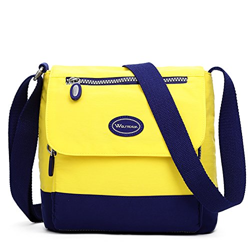 Sac bandoulière en nylon pour femme sacoche diagonale en toile Oxford compacte