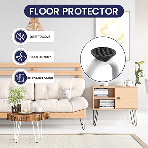 image for SMARTSTANDARD 16 Inch Heavy Duty Hairpin Furniture Legs, Metal Home DI